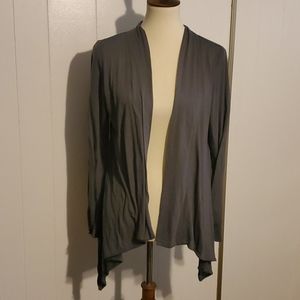 Gray lightweight cardigan